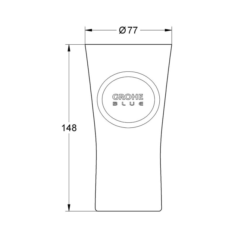 GROHE Blue Склянки для води (6 штук) (40437000)