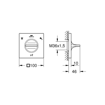 Allure Перемикач на 3 положення (19590001)