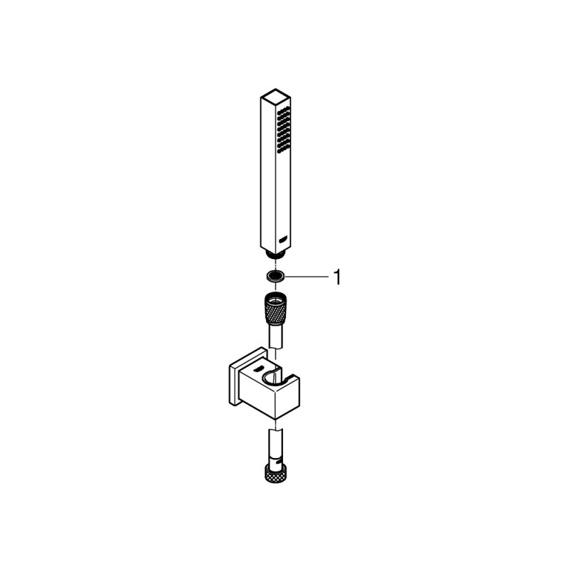 Euphoria Cube Stick Душовий набір, 1 режим струменю (27702000)