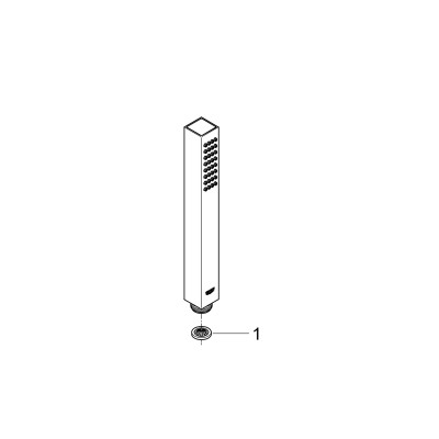 Ручний душ GROHE Euphoria Cube Stick, 1 режим, метал (27884001)