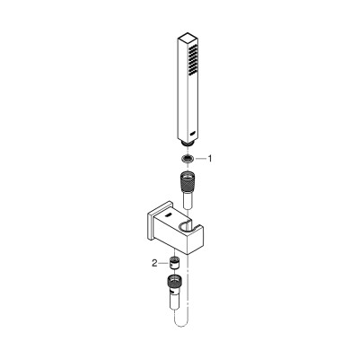 Euphoria Cube Stick Душовий набір з 1 режимом струменя (26405000)