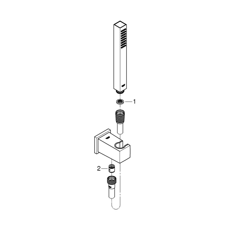 Euphoria Cube Stick Душовий набір з 1 режимом струменя (26405000)