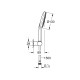 Rainshower Smartactive 130 Душовий набір, 3 режими струменя (26580LS0)