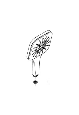 Rainshower SmartActive Cube 130 Ручний душ, 3 режими струменя (26582LS0)
