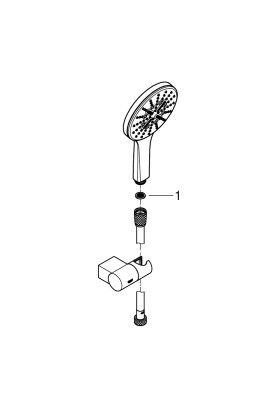 Rainshower Smartactive 130 Душовий набір, 3 режими струменя (26580000)