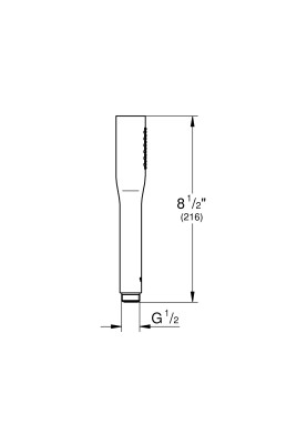 Euphoria Cosmopolitan Stick Ручний душ, 1 режим струменя (22126KF0)