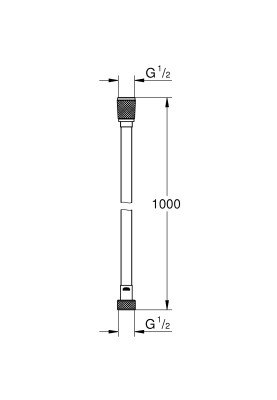 VitalioFlex Long-Life TwistStop 1000 душовий шланг (22111000)