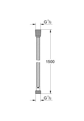 VitalioFlex Metal Long-Life 1500 Металевий душовий шланг (27502001)