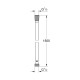 VitalioFlex Silver TwistStop 1500 душовий шланг (27505001)