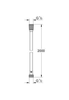 VitalioFlex Silver TwistStop 2000 душовий шланг (27507001)