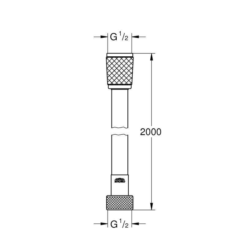 VitalioFlex Comfort Душовий шланг 2000 (27173002)