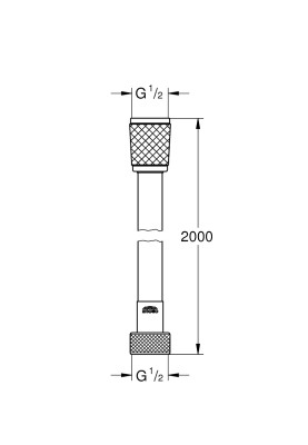 Rotaflex Душовий шланг 2000 мм (28413002)