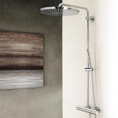 Rainshower System 400 Душова система з термостатом для настінного монтажу (27174001) Rainshower System 400 Душова система з термостатом для настінного монтажу (27174001)