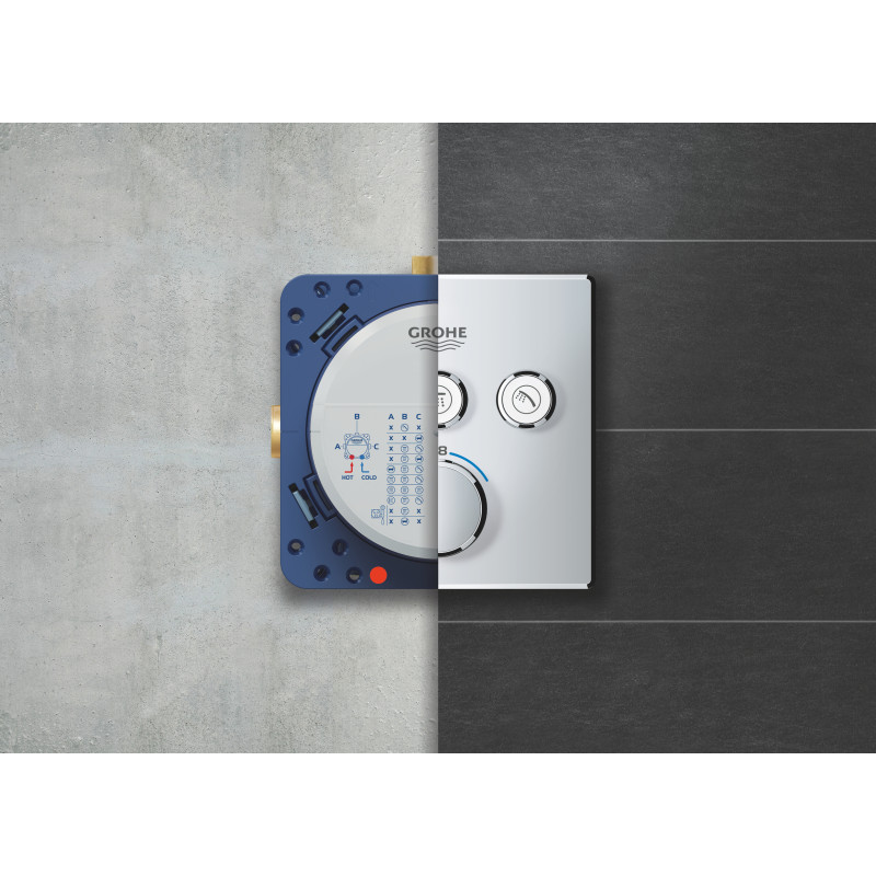 Grohtherm SmartControl Душовий комплект Rainshower SmartActive 310 Cube (34706000)