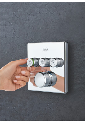 Grohtherm SmartControl Душовий комплект Rainshower SmartActive 310 Cube (34706000)