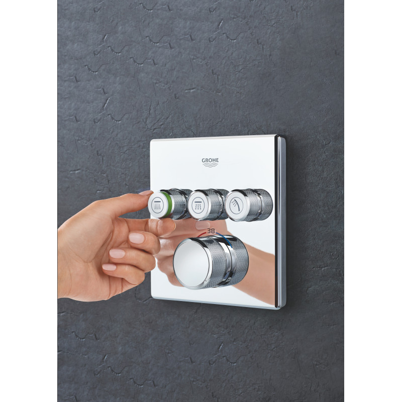 Grohtherm SmartControl Душовий комплект Rainshower SmartActive 310 Cube (34706000)