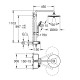 Euphoria SmartControl System 260 Mono Душова система з термостатом (26509000)