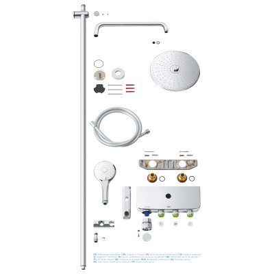 Euphoria SmartControl System 260 Mono Душова система з термостатом для ванни (26510000)
