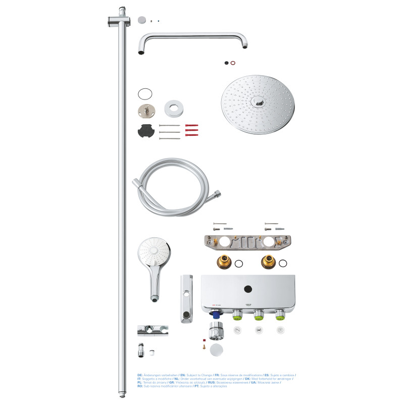 Euphoria SmartControl System 260 Mono Душова система з термостатом для ванни (26510000)