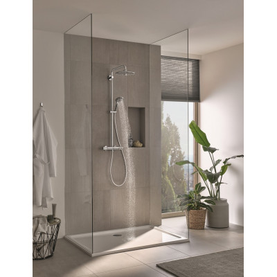Vitalio Joy 260 Душова система з термостатом для настінного монтажу (27298003)