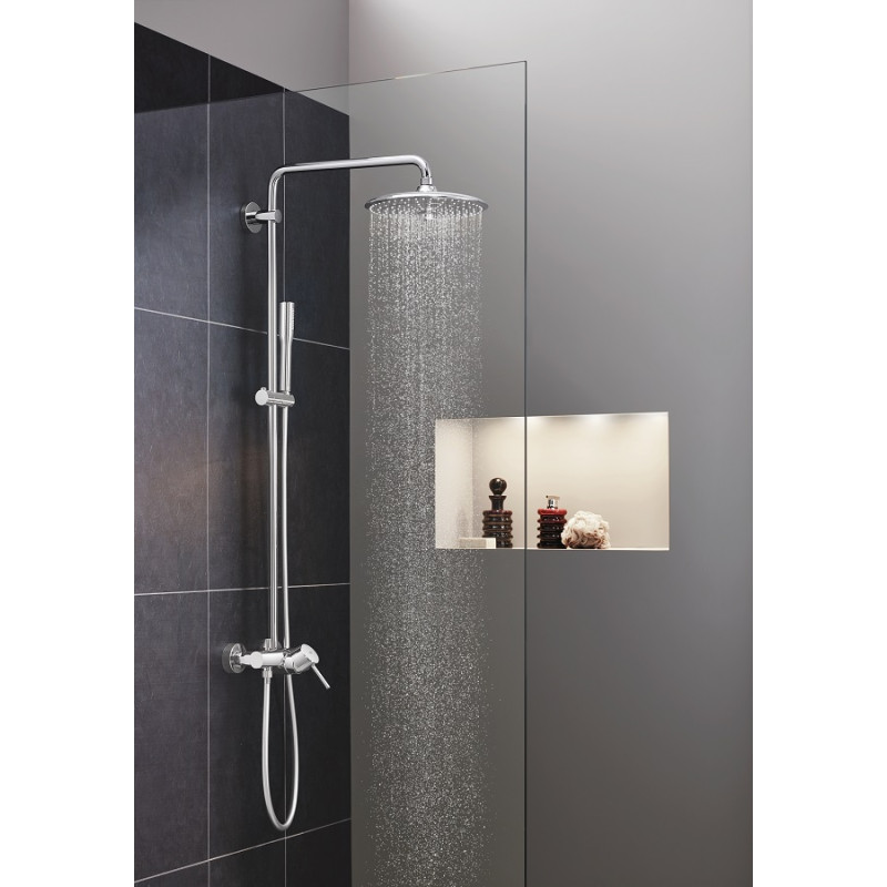 Euphoria Concetto System 260 Душова система з одноважільним змішувачем настінного монтажу (23061003)