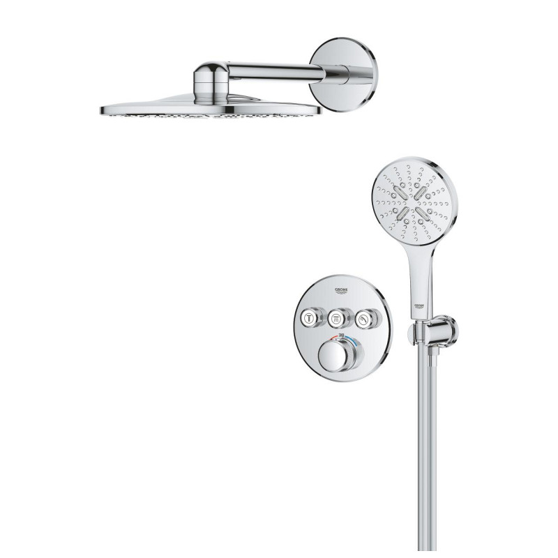 Grohtherm SmartControl Прихована душова система з Rainshower SmartActive 310 (34863000)
