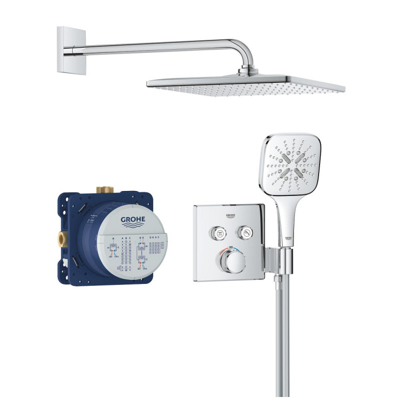 Grohtherm SmartControl Душовий комплект із Rainshower 310 Mono Cube (34865000)