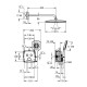 Grohtherm SmartControl Душовий комплект із Rainshower 310 Mono Cube (34865000)