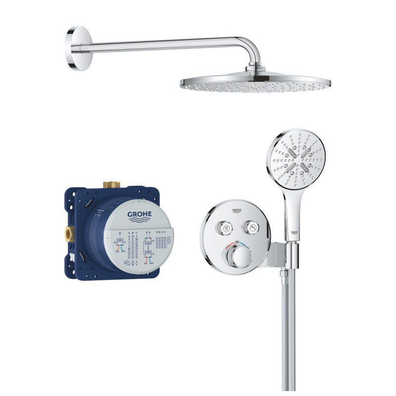 Grohtherm SmartControl Прихована душова система з Rainshower Mono 310 (34866000)