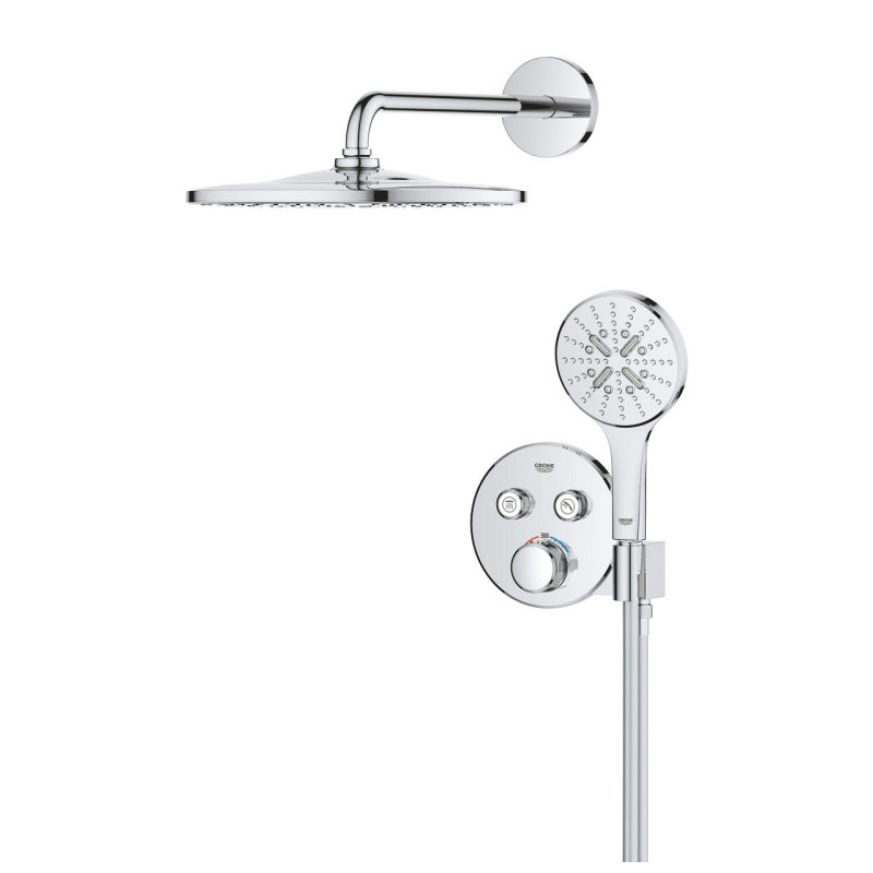 Grohtherm SmartControl Прихована душова система з Rainshower Mono 310 (34866000)
