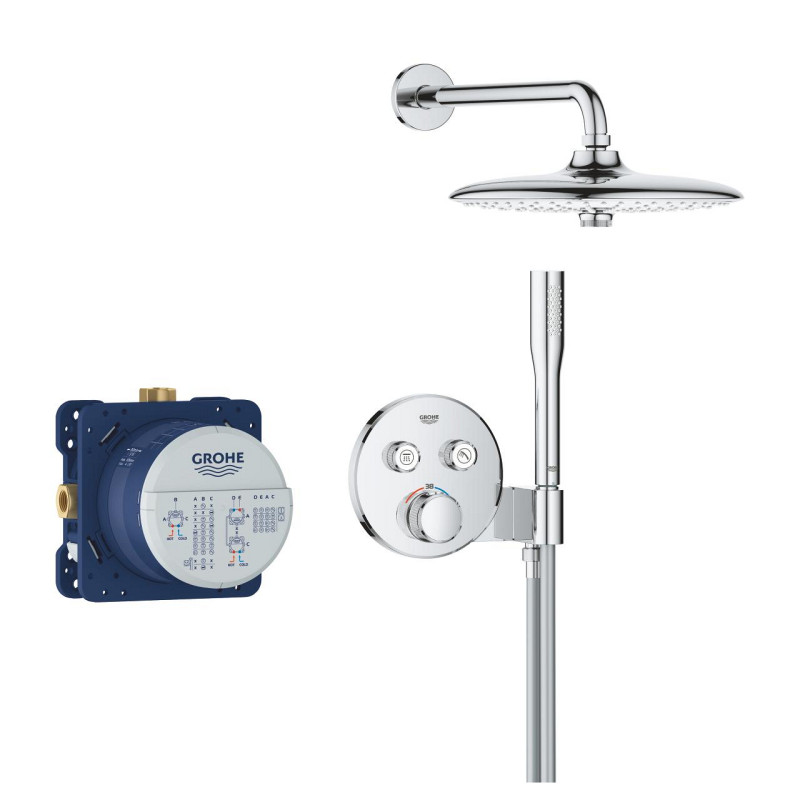 Grohtherm SmartControl Прихована душова система з Euphoria 260 (34867000)