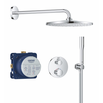 Grohtherm Душова система з термостатом прихованого монтажу з Rainshower Mono 310 (34869000)