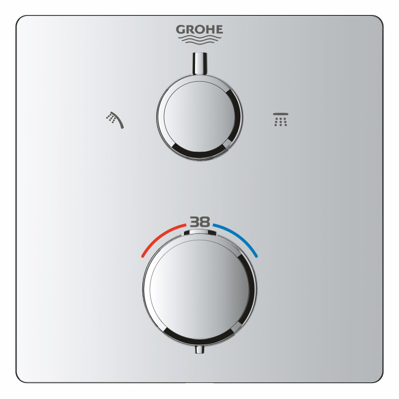 Grohtherm Прихована душова система з Rainshower Mono 310 Cube (34870000)