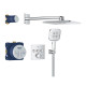 Grohtherm SmartControl Душовий комплект Rainshower SmartActive 310 Cube (34864000)