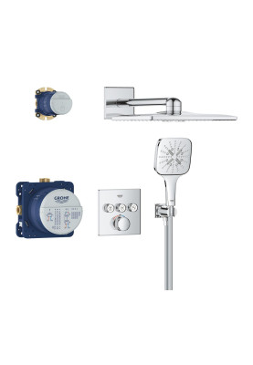 Grohtherm SmartControl Душовий комплект Rainshower SmartActive 310 Cube (34864000)