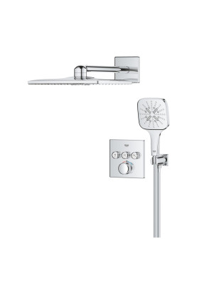 Grohtherm SmartControl Душовий комплект Rainshower SmartActive 310 Cube (34864000)