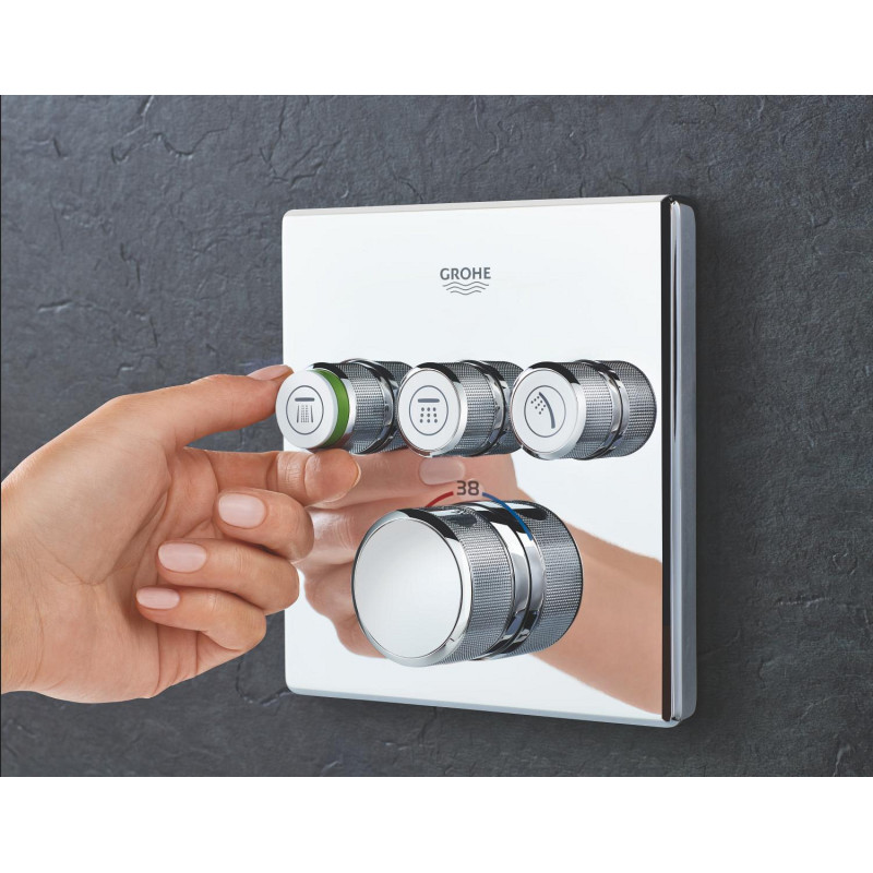 Grohtherm SmartControl Набір для комплектації ванни та душа з New Tempesta 250 (UA26415SC6)