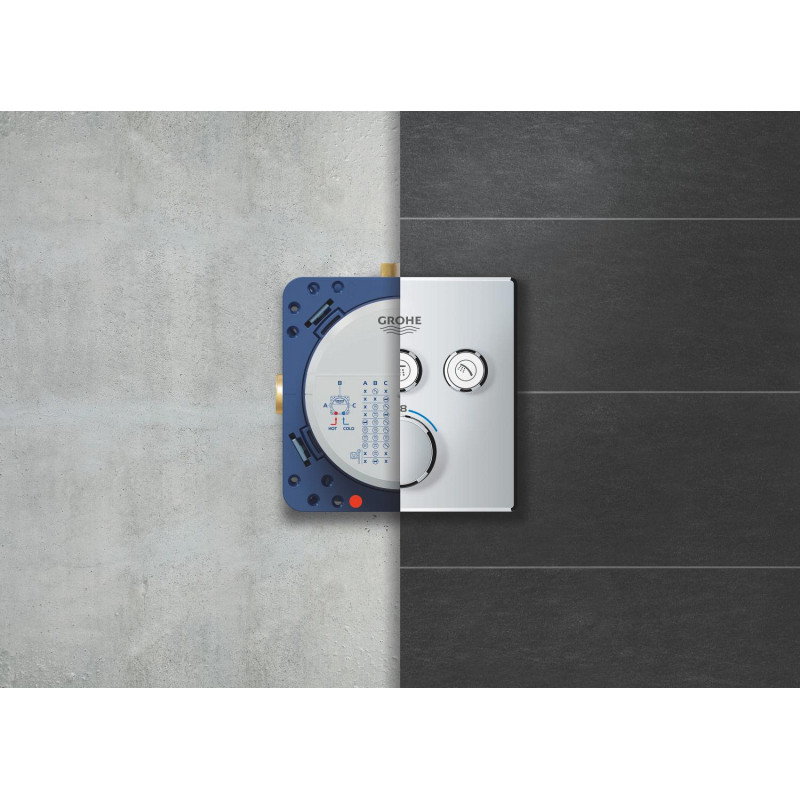 Grohtherm SmartControl Набір для комплектації ванни та душа з New Tempesta 250 (UA26415SC6)