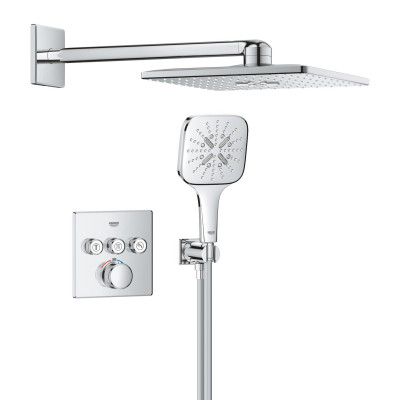 Grohtherm SmartControl Схована душова система з Rainshower SmartActive 310 Cube (1039980000)