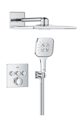 Grohtherm SmartControl Прихована душова система з Rainshower SmartActive 310 Cube (1039980000)