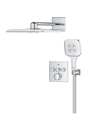 Grohtherm SmartControl Прихована душова система з Rainshower SmartActive 310 Cube (1039980000)