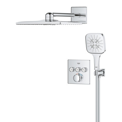 Grohtherm SmartControl Схована душова система з Rainshower SmartActive 310 Cube (1039980000)