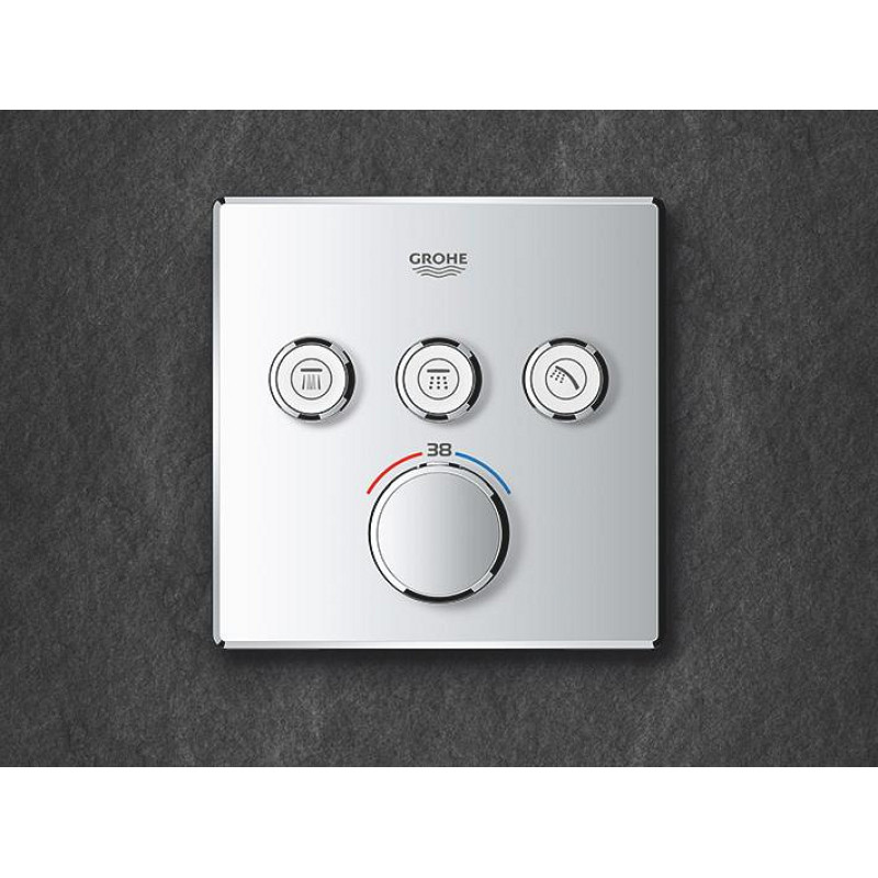 Grohtherm SmartControl Прихована душова система з Rainshower SmartActive 310 Cube (1039980000)
