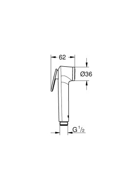 Vitalio Trigger Spray 30 Ручний душ, 1 режим струменя (26351000)