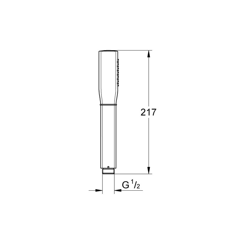 Grandera Stick Ручний душ, 1 режим струменю (26037001)