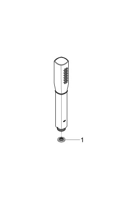 Grandera Stick Ручний душ, 1 режим струменя (26037001)