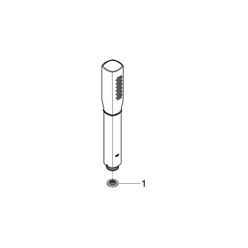 Grandera Stick Ручний душ, 1 режим струменю (26037001)