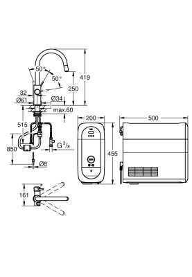 GROHE Blue Home Стартовий комплект, C-вилив (31541000)