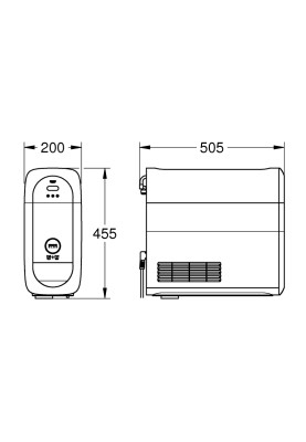 GROHE Blue Home кулер + карбонізатор (40711001)
