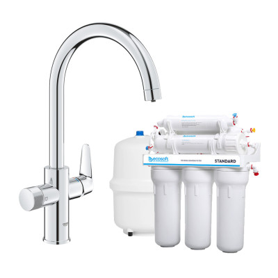 Blue Pure StartCurve змішувача для кухні з фільтром зворотного осмосу Ecosoft Standar (MO55030592)